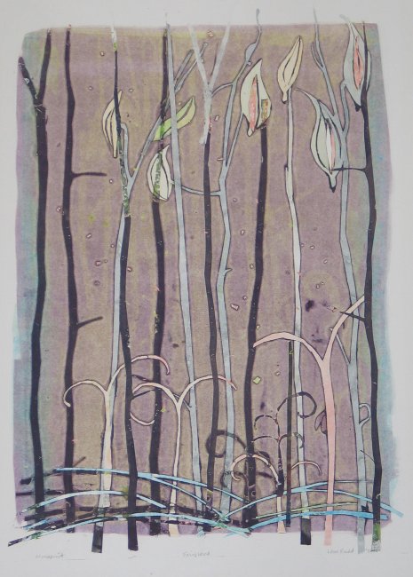 milkweed shadows art print