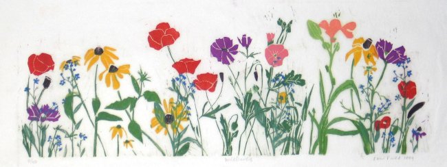 wildflowers floral art print