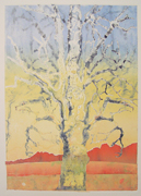 ligthning tree art print