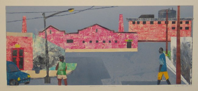 afternoon in holyoke art print