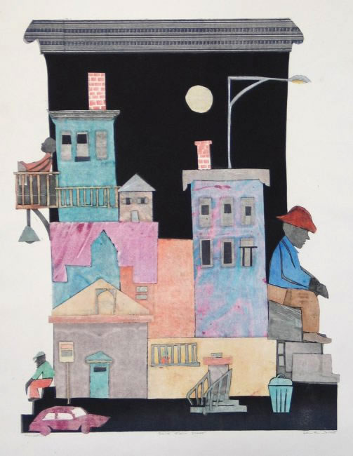 saint felix street art print by leni fried